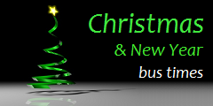 Click here for Christmas and New Year bus times